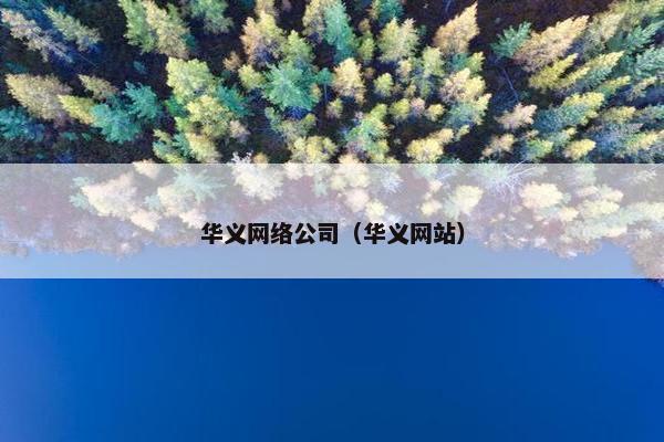 华义网络公司（华义网站）
