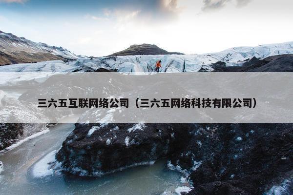 三六五互联网络公司（三六五网络科技有限公司）