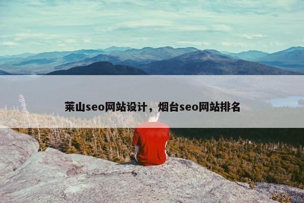莱山seo网站设计，烟台seo网站排名