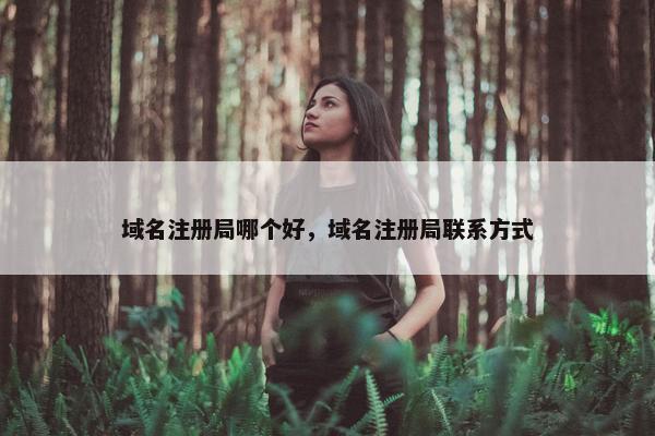 域名注册局哪个好，域名注册局联系方式