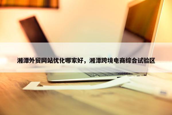 湘潭外贸网站优化哪家好，湘潭跨境电商综合试验区