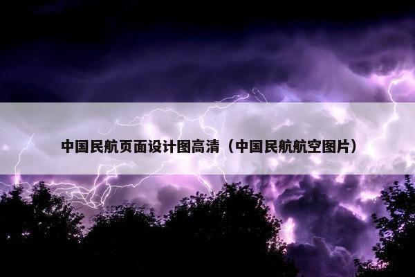 中国民航页面设计图高清（中国民航航空图片）