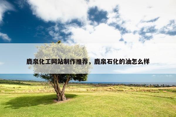 鹿泉化工网站制作推荐，鹿泉石化的油怎么样