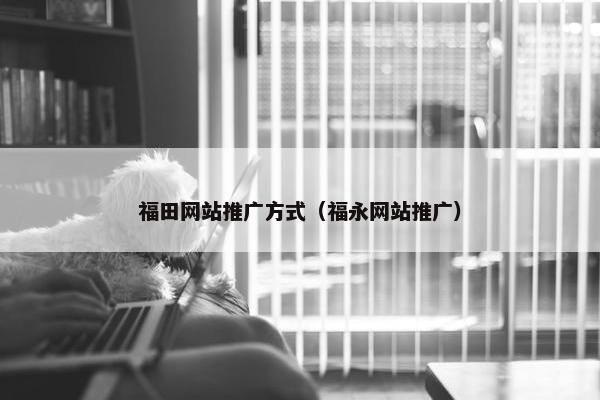 福田网站推广方式（福永网站推广）