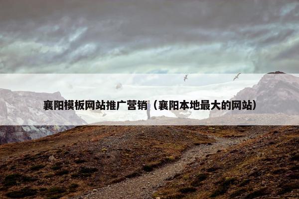 襄阳模板网站推广营销（襄阳本地最大的网站）