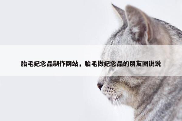 胎毛纪念品制作网站，胎毛做纪念品的朋友圈说说