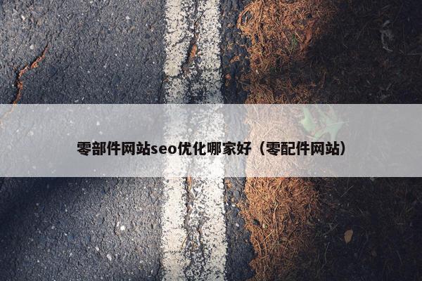 零部件网站seo优化哪家好（零配件网站）