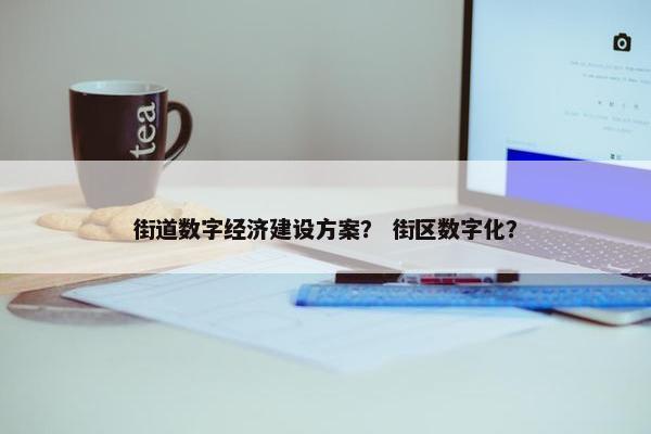 街道数字经济建设方案？ 街区数字化？