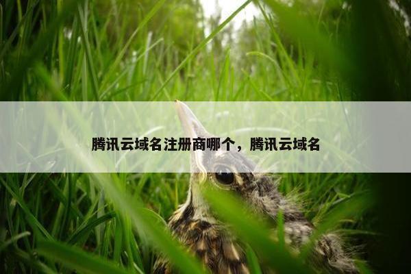 腾讯云域名注册商哪个，腾讯云域名