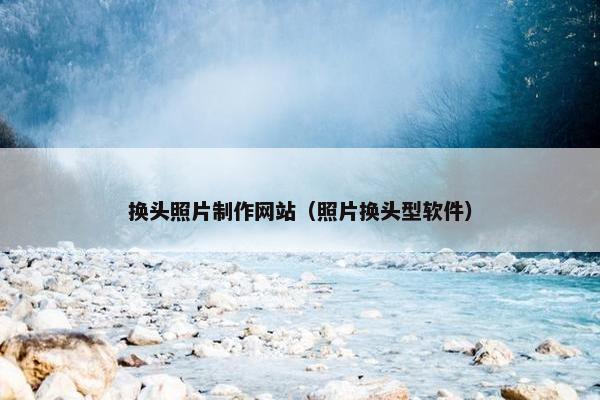 换头照片制作网站（照片换头型软件）