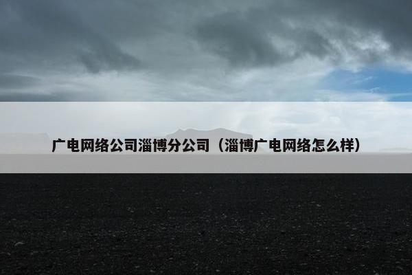 广电网络公司淄博分公司（淄博广电网络怎么样）