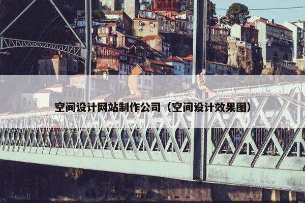 空间设计网站制作公司（空间设计效果图）