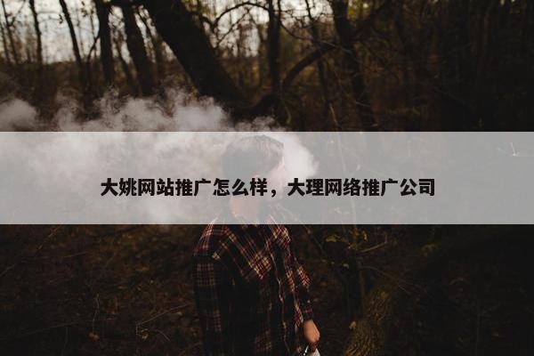 大姚网站推广怎么样，大理网络推广公司