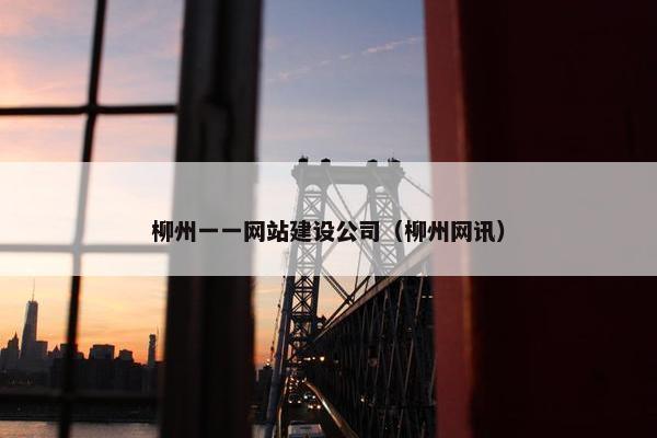 柳州一一网站建设公司（柳州网讯）
