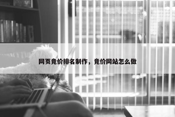 网页竞价排名制作，竞价网站怎么做