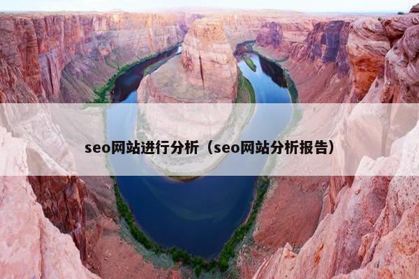 seo网站进行分析（seo网站分析报告）