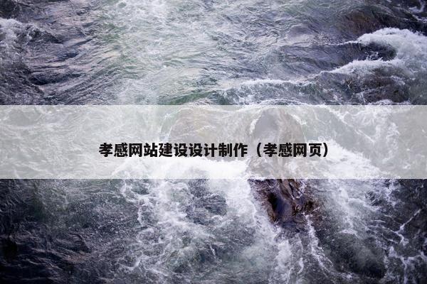 孝感网站建设设计制作（孝感网页）