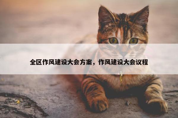 全区作风建设大会方案，作风建设大会议程