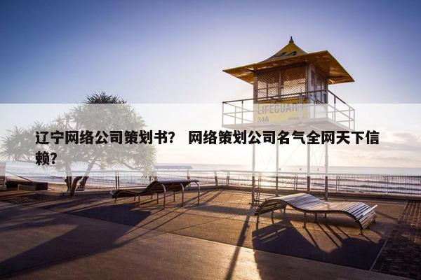 辽宁网络公司策划书？ 网络策划公司名气全网天下信 赖？
