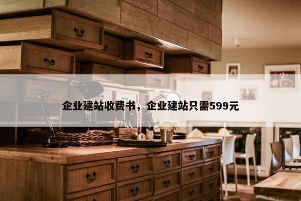 企业建站收费书，企业建站只需599元