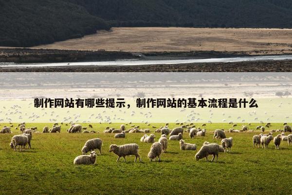 制作网站有哪些提示，制作网站的基本流程是什么