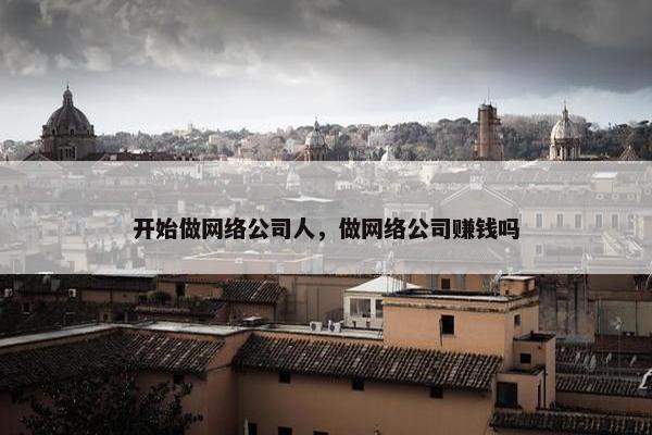 开始做网络公司人，做网络公司赚钱吗