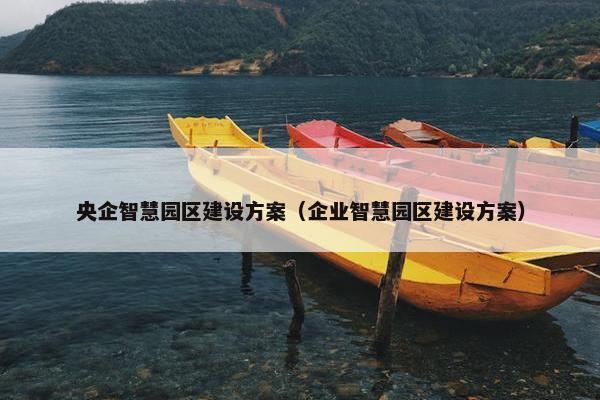 央企智慧园区建设方案（企业智慧园区建设方案）