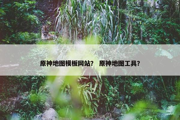 原神地图模板网站？ 原神地图工具？