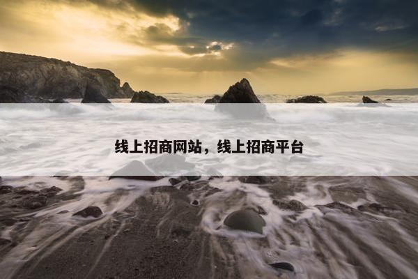 线上招商网站，线上招商平台