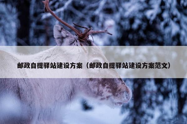 邮政自提驿站建设方案（邮政自提驿站建设方案范文）