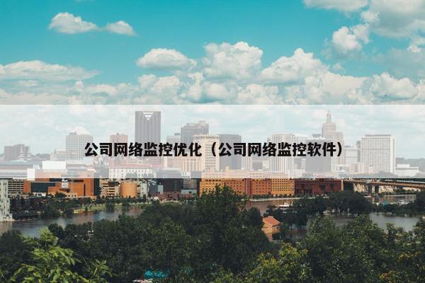 公司网络监控优化（公司网络监控软件）