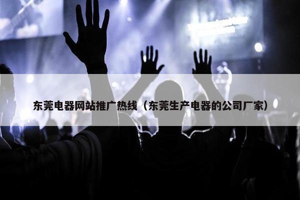 东莞电器网站推广热线（东莞生产电器的公司厂家）