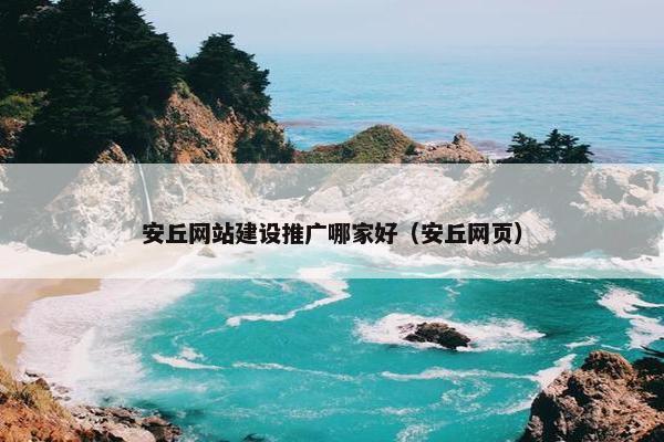 安丘网站建设推广哪家好（安丘网页）