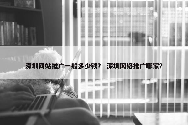 深圳网站推广一般多少钱？ 深圳网络推广哪家？