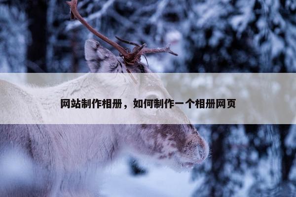 网站制作相册，如何制作一个相册网页