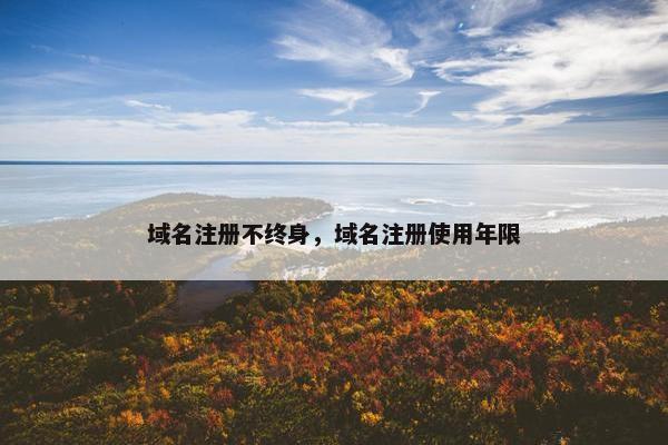 域名注册不终身，域名注册使用年限