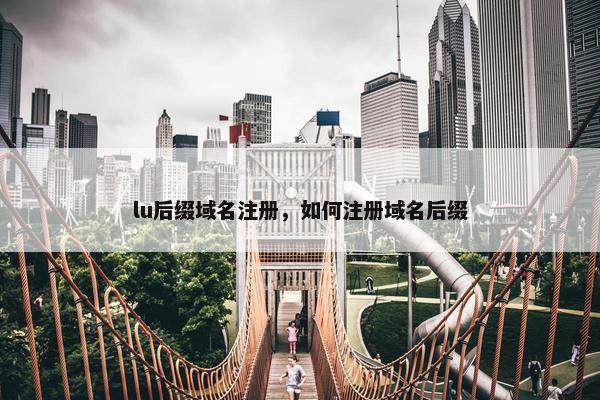 lu后缀域名注册，如何注册域名后缀