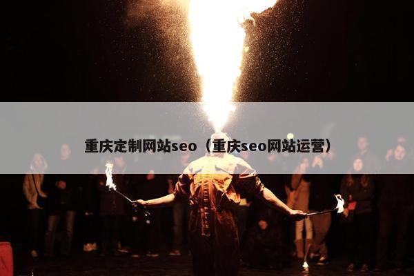重庆定制网站seo（重庆seo网站运营）