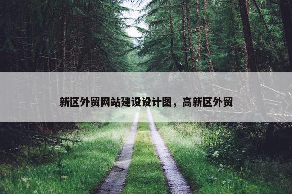 新区外贸网站建设设计图，高新区外贸