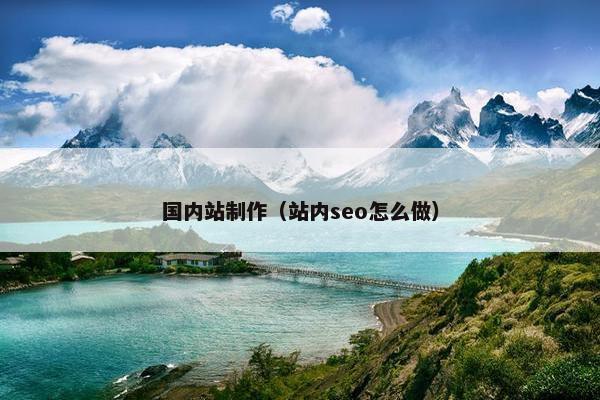 国内站制作（站内seo怎么做）