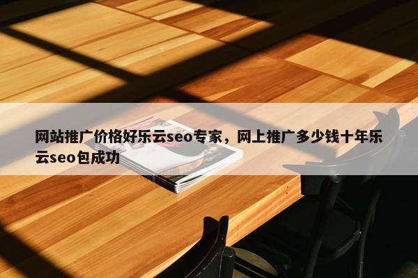 网站推广价格好乐云seo专家，网上推广多少钱十年乐云seo包成功
