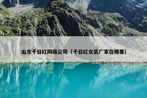 山东千日红网络公司（千日红女装厂家在哪里）