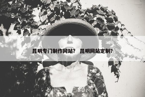 昆明专门制作网站？ 昆明网站定制？