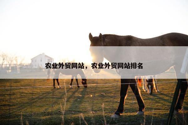 农业外贸网站，农业外贸网站排名