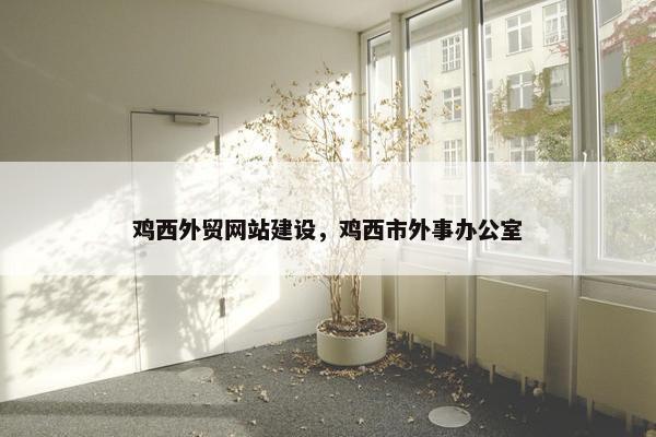 鸡西外贸网站建设，鸡西市外事办公室