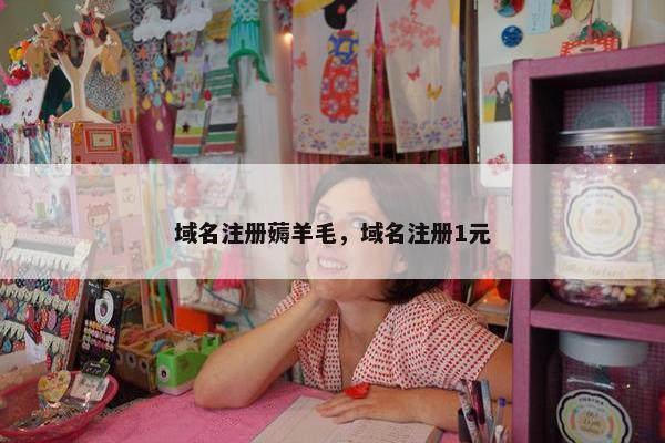 域名注册薅羊毛，域名注册1元