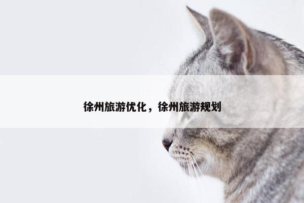徐州旅游优化，徐州旅游规划