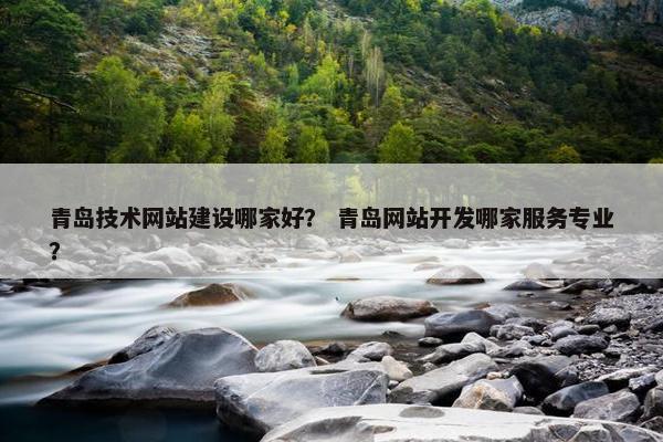 青岛技术网站建设哪家好？ 青岛网站开发哪家服务专业？