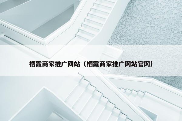 栖霞商家推广网站（栖霞商家推广网站官网）