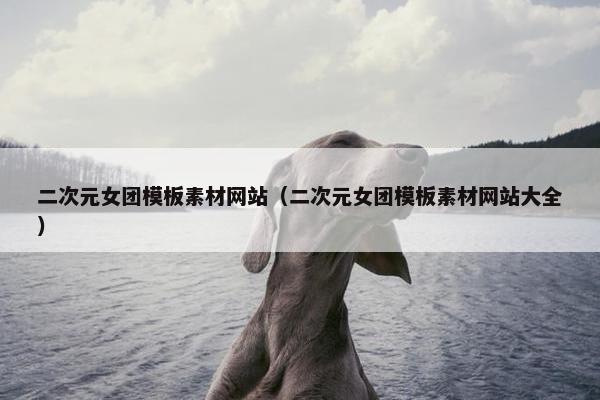 二次元女团模板素材网站（二次元女团模板素材网站大全）